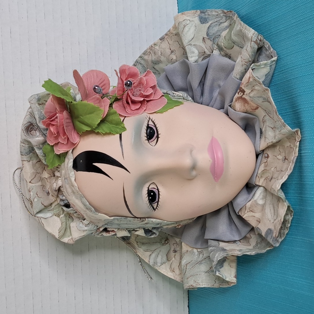 Porcelain doll head made in taiwan